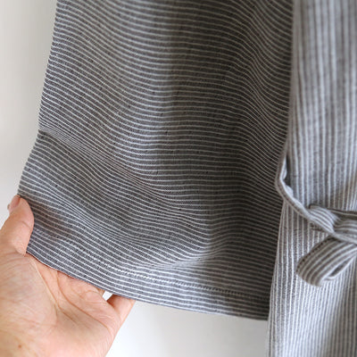 Bata Kimono de Algodón Puro para Hombre - Diseño Tradicional Japonés con Cordones - Image 13