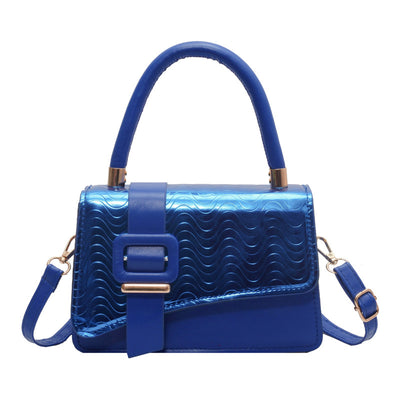 Bolsa Bandolera Cuadrada Pequeña con Patrón Brillante para Mujer - Image 4