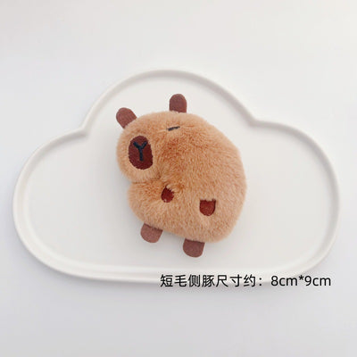 Broche Peluche Capybara Adorable - Accesorio Tierno para Niños y Adultos - Image 4
