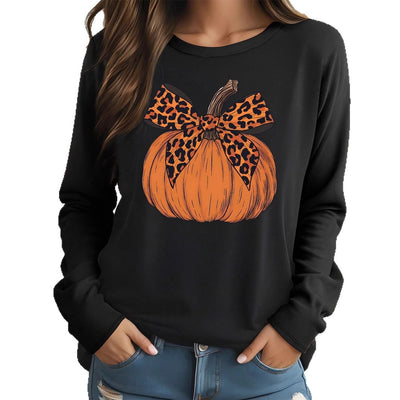 Camiseta Navideña Halloween Manga Larga Estampada para Mujer - Image 6