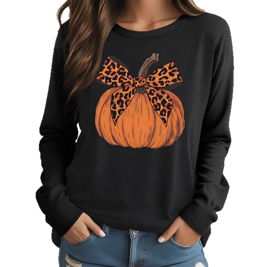 Camiseta Navideña Halloween Manga Larga Estampada para Mujer - Image 6