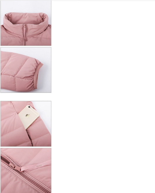 Chaqueta Acolchada Ligera para Mujer con Cuello Tipo Polo - Image 15