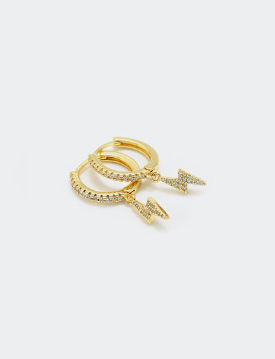 Aretes de Circonita Rayo Elegantes - Accesorios de Moda para Mujer - Image 7