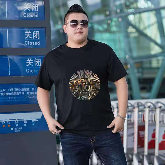 Playera Suelta Manga Corta Talla Grande para Hombre - Image 3
