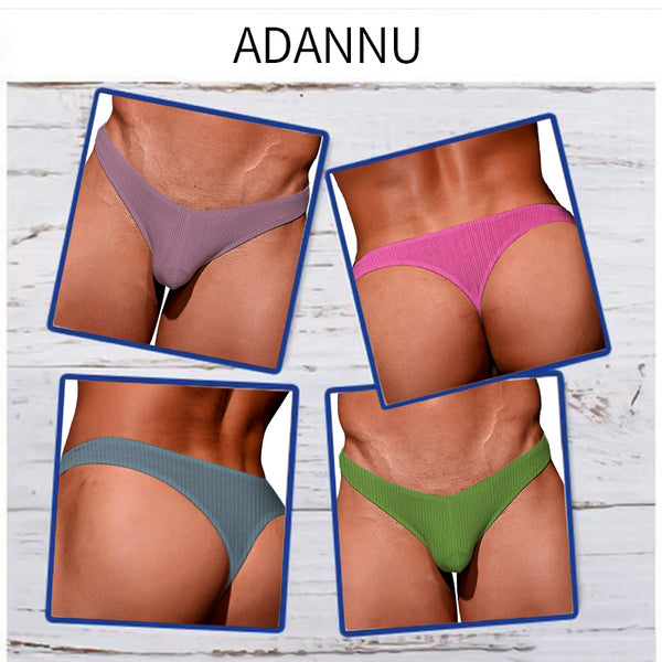 Braguitas Tanga Modal Cintura Baja Diseño Sexy Triángulo