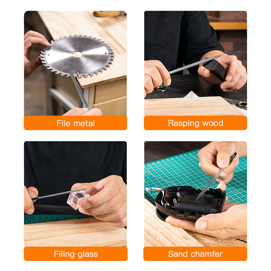 Juego de Limas de Metal con Mango Plástico Ergonómico - Image 4