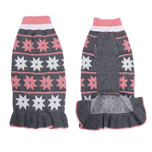 Vestido para Perro y Gato Otoño Invierno con Estrellas y Olas - Image 15