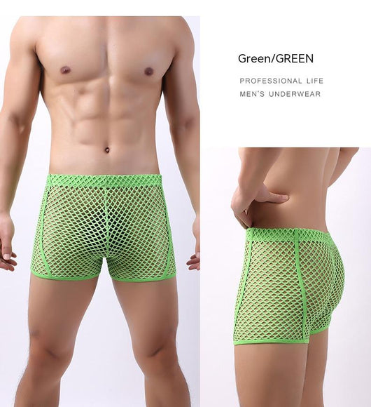 Bóxers de Malla Transpirable para Hombre - Diseño Fishnet Moderno - Image 18