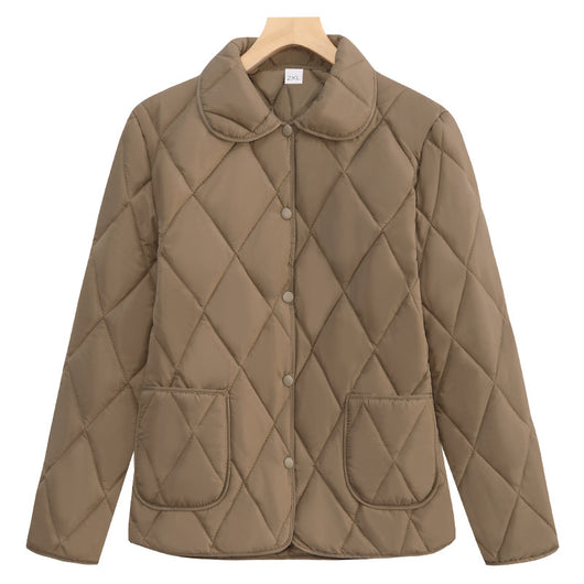 Chaqueta Acolchada Suelta de Algodón para Mujer - Diseño Ligero y Moderno - Image 4