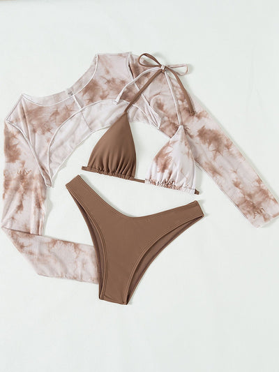 Bikini Tripartita con Encaje y Cordones - Traje de Baño Europeo Moderno - Image 33