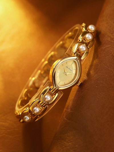 Reloj Elegante para Mujer con Perlas Simuladas - Diseño Lujo Clásico - Image 26