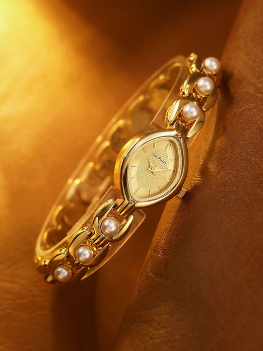 Reloj Elegante para Mujer con Perlas Simuladas - Diseño Lujo Clásico - Image 26
