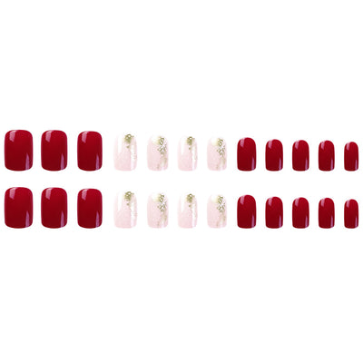 Pegatinas de Uñas Postizas con Pegamento Gelatinoso Navideño - Image 5