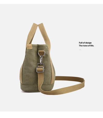 Bolsa de Lona Estilo Coreano de Gran Capacidad para Viajes y Uso Diario - Image 45