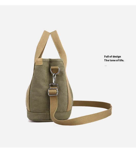 Bolsa de Lona Estilo Coreano de Gran Capacidad para Viajes y Uso Diario - Image 45