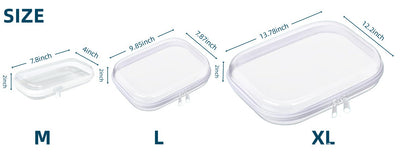 Estuche Transparente Ultracompacto con Cierre para Lápices y Accesorios - Image 8