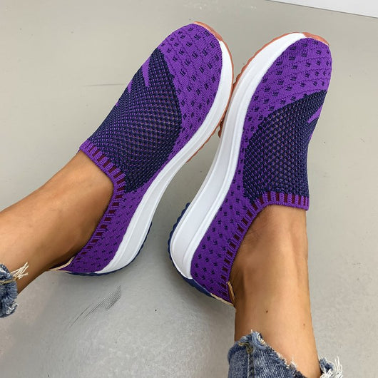Zapatillas Deportivas Flyknit Transpirables con Cuña - Image 6