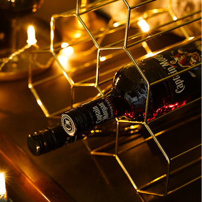 Botellero Geométrico de Metal - Diseño Minimalista para Vino - Image 7