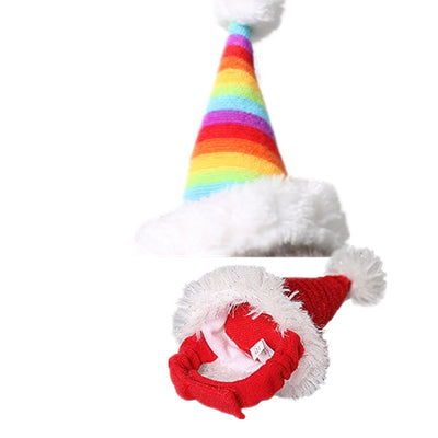Gorro Navideño Rojo para Erizo con Correas de Franela - Image 12