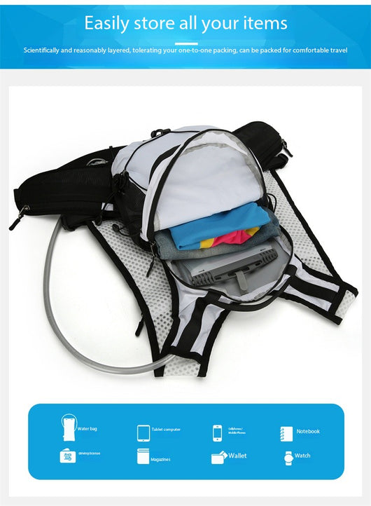 Mochila de Ciclismo AZELA Reflectante y Ligera con Hidratación - Image 13