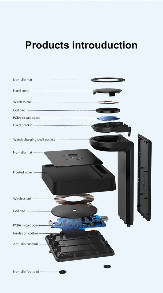 Cargador Inalámbrico Dual 2 en 1 Estándar QI - Image 14