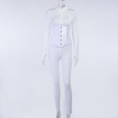 Jumpsuit Casual con Cierre Frontal y Ajuste en Cintura - Image 13