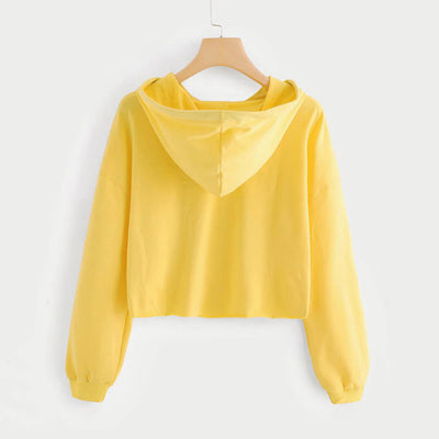 Sudadera Casual para Mujer con Estampado de Letras y Manga Larga - Image 7