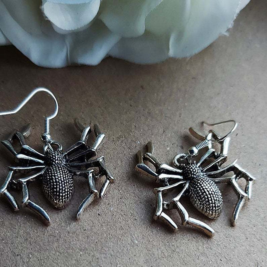 Aretes de Araña Retro en Aleación - Accesorios Halloween Insectos