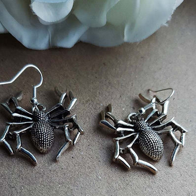 Aretes de Araña Retro en Aleación - Accesorios Halloween Insectos