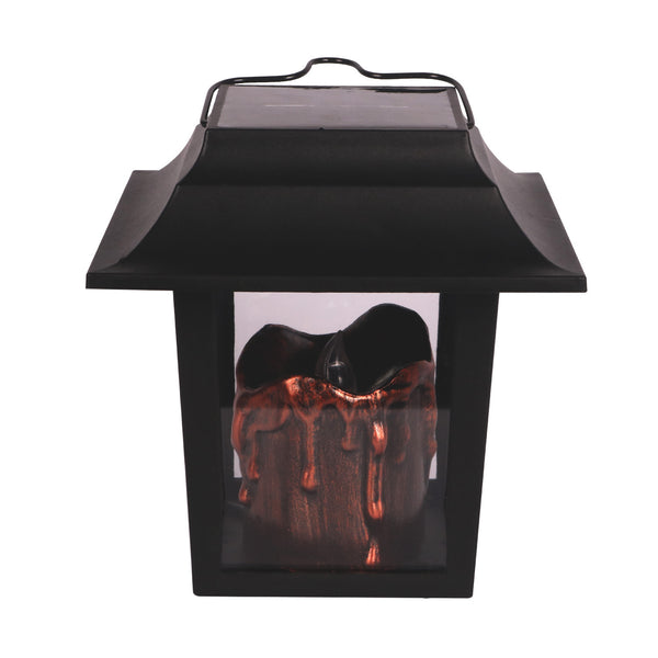 Linterna Solar LED Retro Portátil para Jardín y Patio