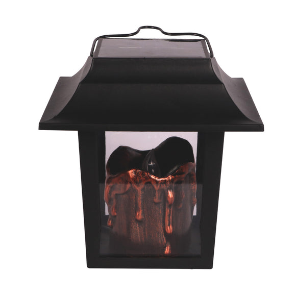 Linterna Solar LED Retro Portátil para Jardín y Patio
