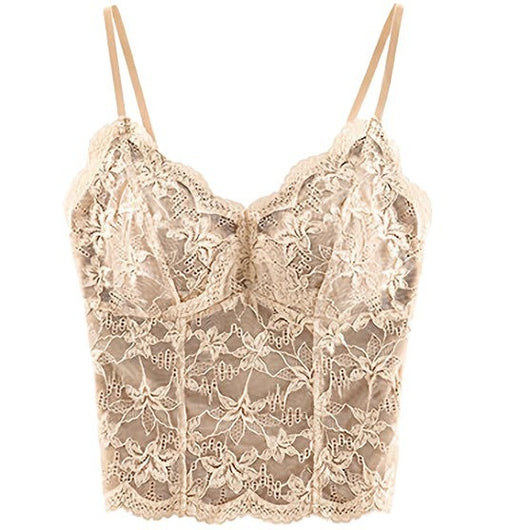 Camisola de Terciopelo con Encaje Francés para Mujer - Image 4
