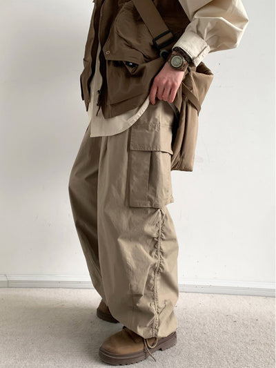 Pantalones de Trabajo Retro Estilo Japonés Sueltos y Anchos - Image 15