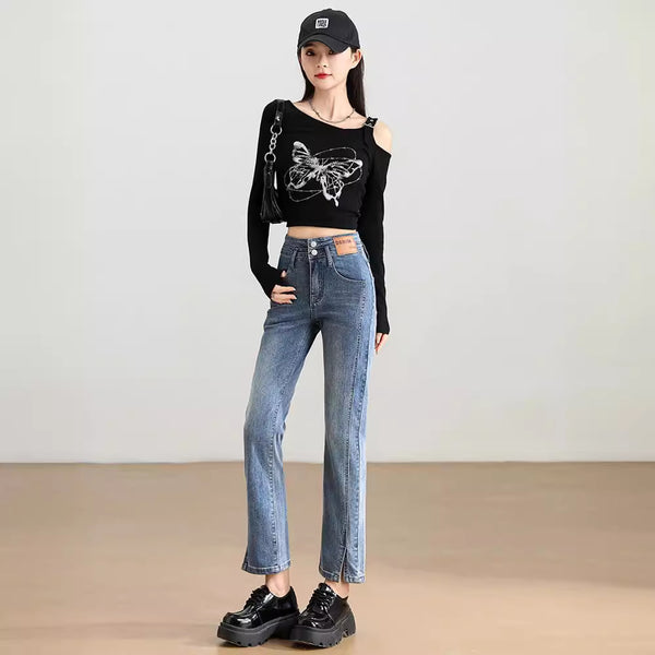 Pantalones Cigarette de Cintura Alta Reductores con Diseño Elegante y Moderno