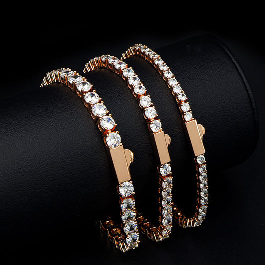 Pulsera Hip Hop con Rhinestones Brillantes - Joyería de Moda Urbana - Image 4