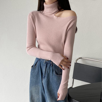 Suéter Ajustado de Color Liso para Mujer - Image 11