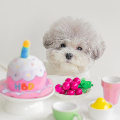 Juguete Peluche Interactivo con Gorro de Cumpleaños para Perros y Gatos - Image 3