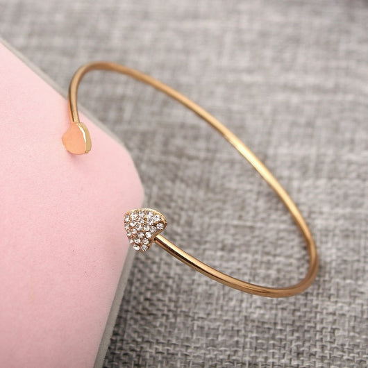 Pulsera Corazón Abierto Diamantes Completos - Joya de Amor - Image 3