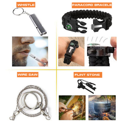Kit de Supervivencia Multifuncional para Camping y Emergencias - Image 12