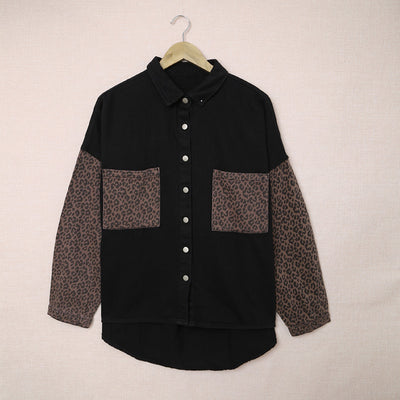 Blusa Casual con Estampado de Leopardo y Bolsillos Funcionales - Image 14