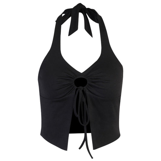 Chaleco Hueco con Tirantes Halter para Mujer