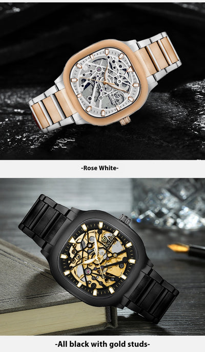 Reloj Automático Cuadrado Luminoso Impermeable para Hombre - Image 18