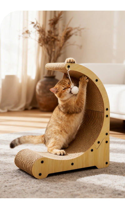 Árbol Rascador Multicapa para Gatos con Cartón Corrugado - Image 17