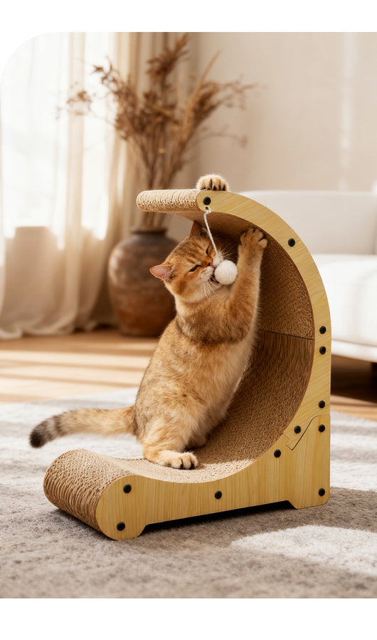 Árbol Rascador Multicapa para Gatos con Cartón Corrugado - Image 17