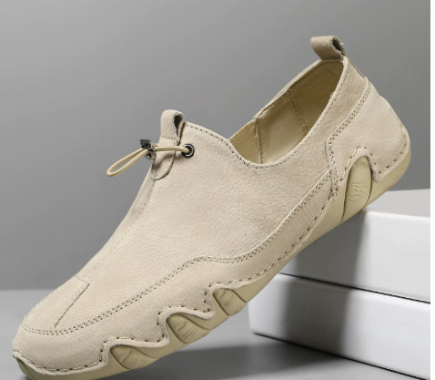 Zapatos Casuales de Cuero para Hombre - Transpirables y sin Cordones - Image 17