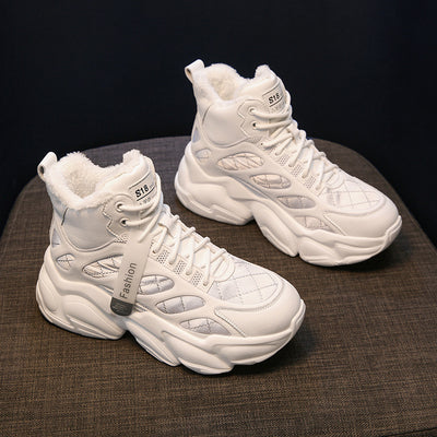 Botines de Terciopelo para Mujer con Caña Interior Elevada - Image 6