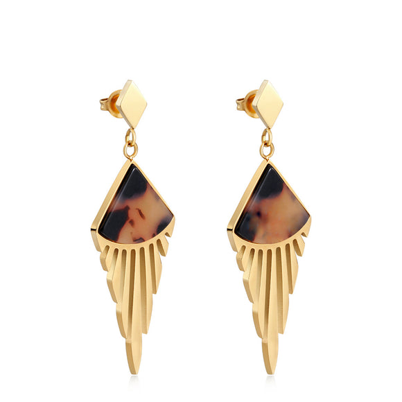 Aretes de Acero Inoxidable con Personalidad y Temperamento
