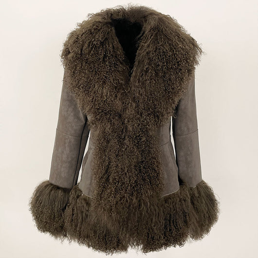Chaqueta de Lana Gruesa con Acabado Ante - Image 24