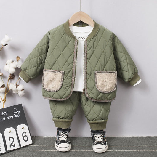 Traje de Pastelería de Dos Piezas Unisex con Terciopelo Acolchado - Image 7