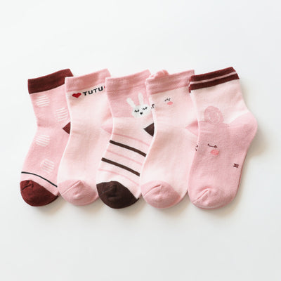 Calcetines de Algodón con Diseños de Animales Divertidos para Niños y Niñas - Image 12